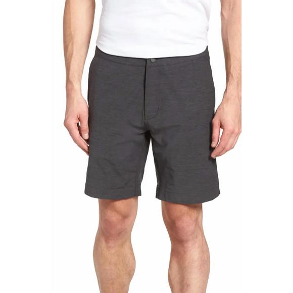 NEW FAHERTY men's belt loop all day short in charcoal - Picture 1 of 3